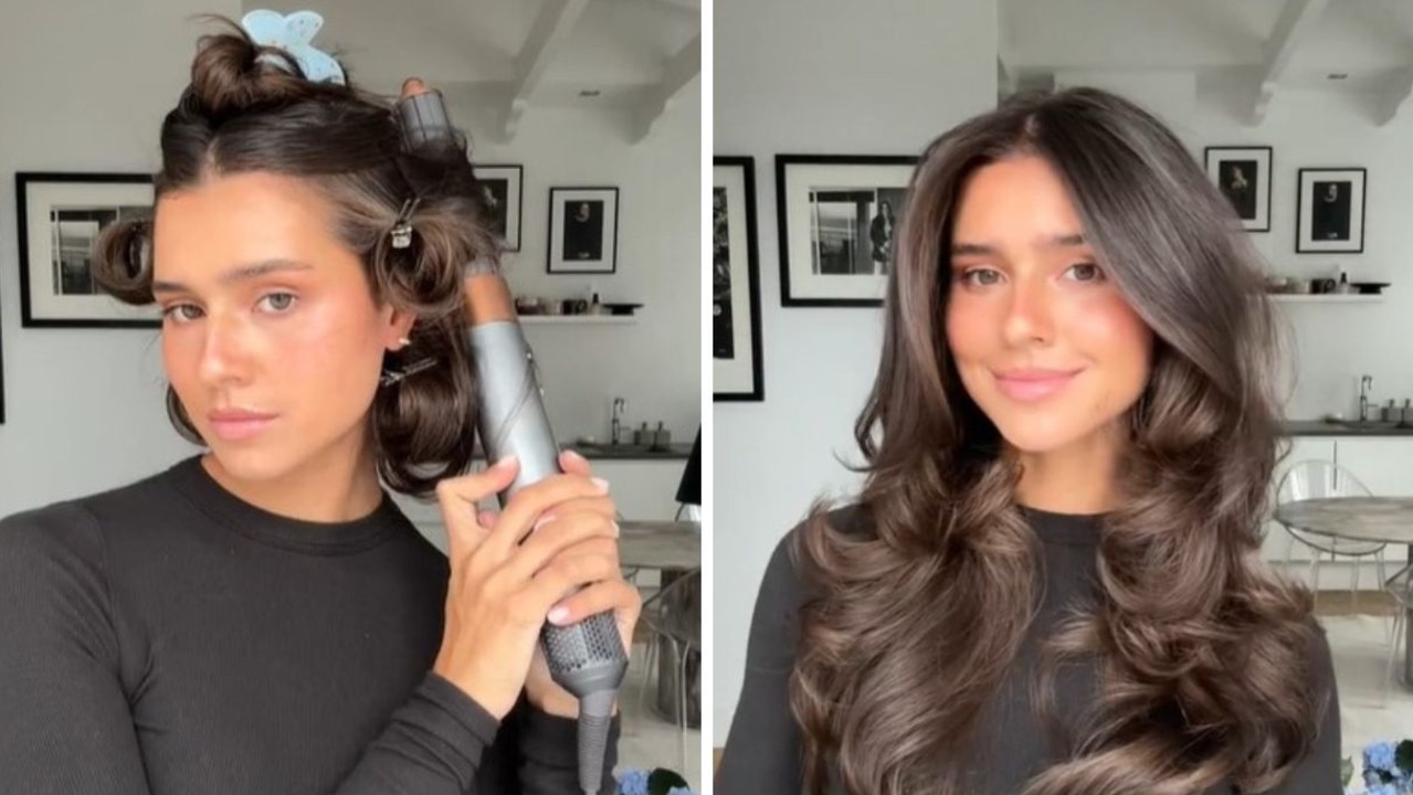 Now is your chance to finally get your hands on the Dyson Airwrap and have stunning hair every single day. Picture: TikTok/@elisehoogerdijk