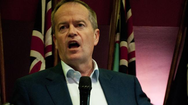 Opposition Leader Bill Shorten isn’t going to win points in this fight. Picture: AAP