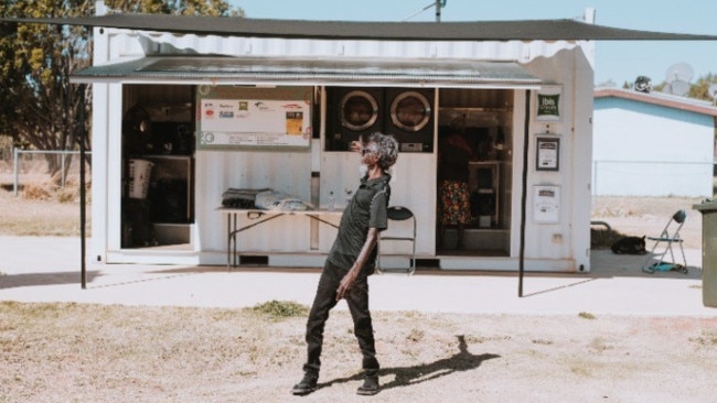 Remote Laundries employee Frederick 'Freddie' Scrubby has worked on the project since its launch in 2019. He said he enjoys when the community visits the laundry for more than the washing service.