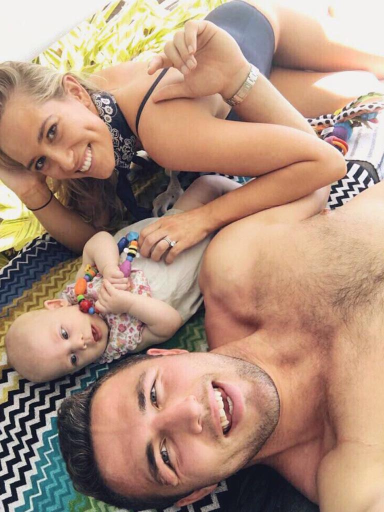 The Burgess clan is now a family of four. Picture: Instagram