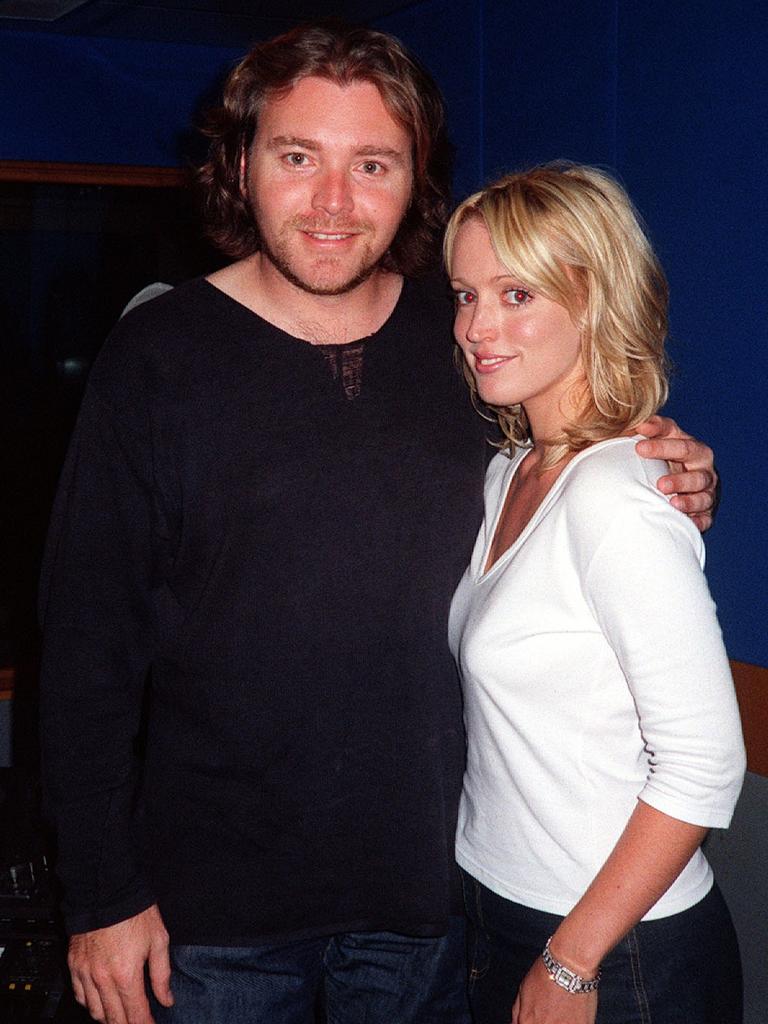 Kyle and Jackie O in 2001. Picture: Robert Rosen