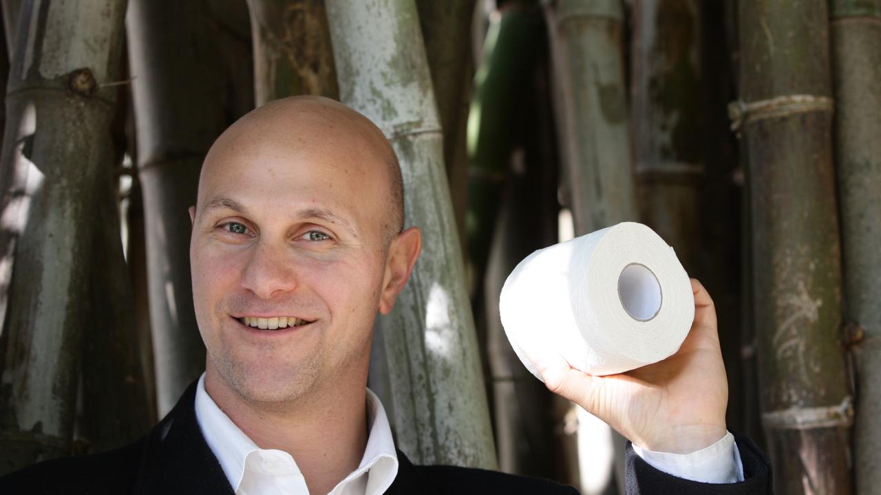 Prior to becoming a Scent marketer, Damien Scarf manufactured toilet paper made of bamboo. Pic Chris Pavlich