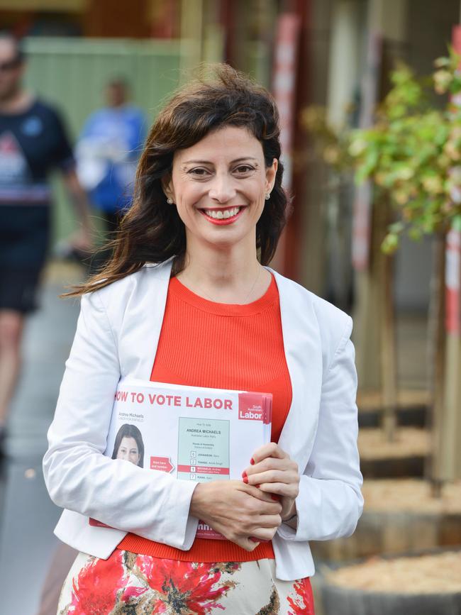 Andrea Michaels, the new MP for Enfield. Picture: AAP / Brenton Edwards