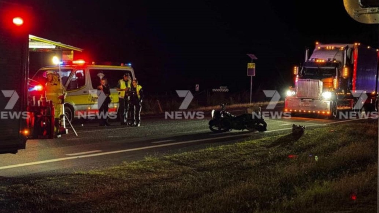 Steve Loveland was killed while riding his motorcycle on the Bruce Hwy at Tiaro, on July 16, 2024. Picture: Channel 7