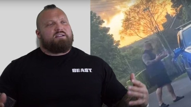 Eddie Hall gave his side of the story after the footage went viral. Photo: YouTube.