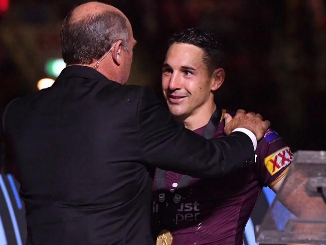 Billy Slater was presented with the player of the series medal by Wally Lewis, but did he deserve it?