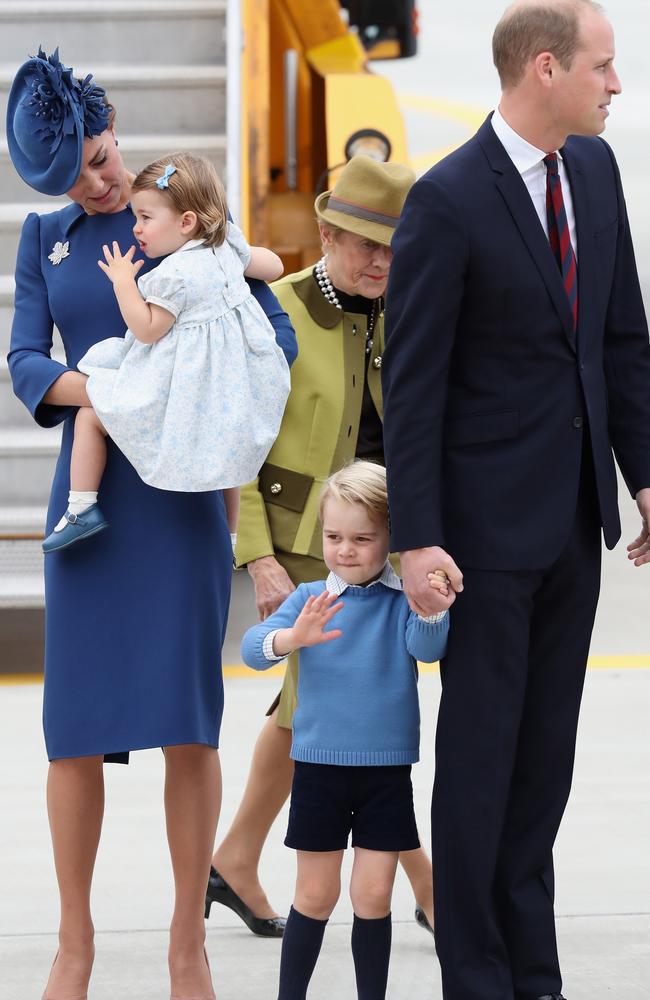 They’re ready for their close-up. All their outfits tied in together. Picture: Getty Images