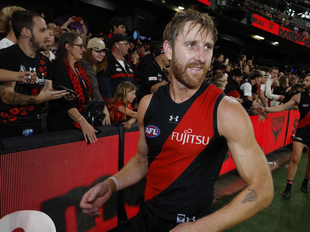 Dyson Heppell starred for the Dons in their win over St Kilda. Picture: Michael Klein