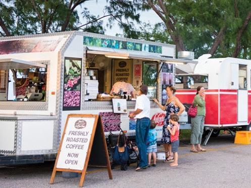 Street food vendors lining up to sell their goodies. Picture: supplied.