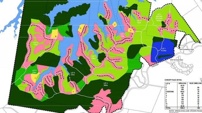 A development application proposing early works, related to a planned "intentional community" in the Mount Burrell and Kunghur area, has been lodged with Tweed Shire Council.