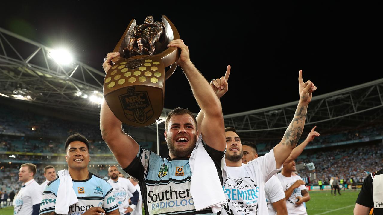 Wade Graham is the last remaining player at the club from the historic 2016 grand final win. Picture: Brett Costello.