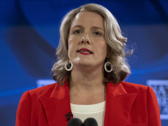 Cyber Security Minister Clare O’Neil considering making ransom payments illegal. Picture: Martin Ollman/NCA NewsWire