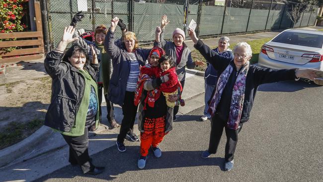 Locals are thrilled two former kinder sites will be kept as open space for the community. Picture: Valeriu Campan