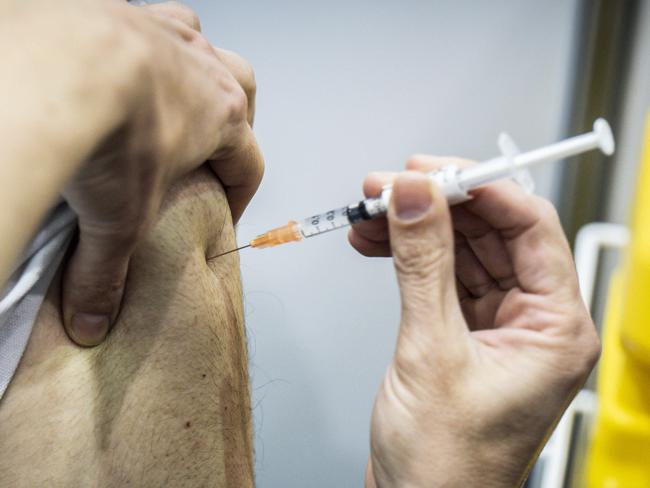 PERTH, AUSTRALIA - NewsWire Photos, OCTOBER 4, 2021: General coverage of the Vaccination Hub at the Perth Convention Centre. Picture: Tony McDonough / NCA NewsWire,