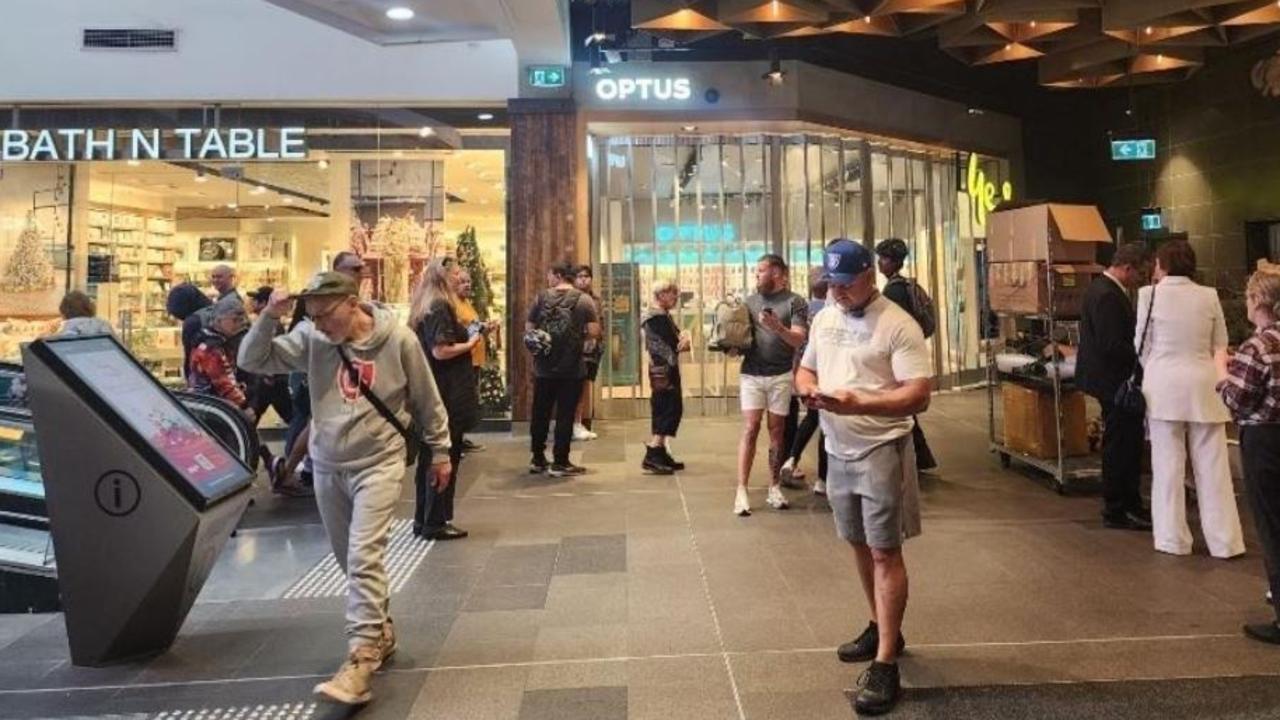 A closed Optus store. Picture: Supplied