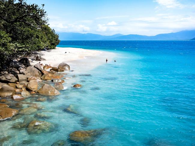 Nudey Beach on Fitzroy Island off Cairns was ranked Australia's second best beach, in Brad Farmer's list of 101 best beaches. Picture: Supplied