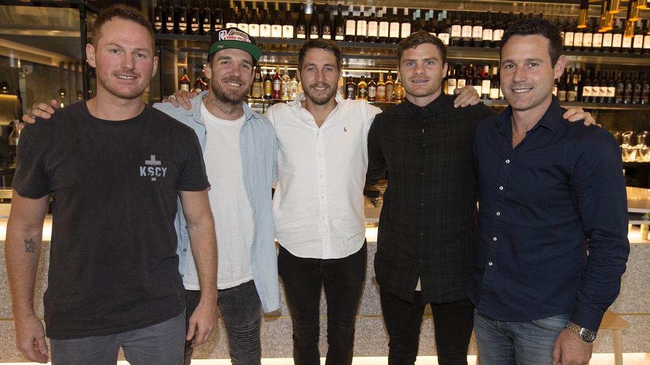 The Rat Pack at the 2010 premiership reunion. Picture: Michael Klein