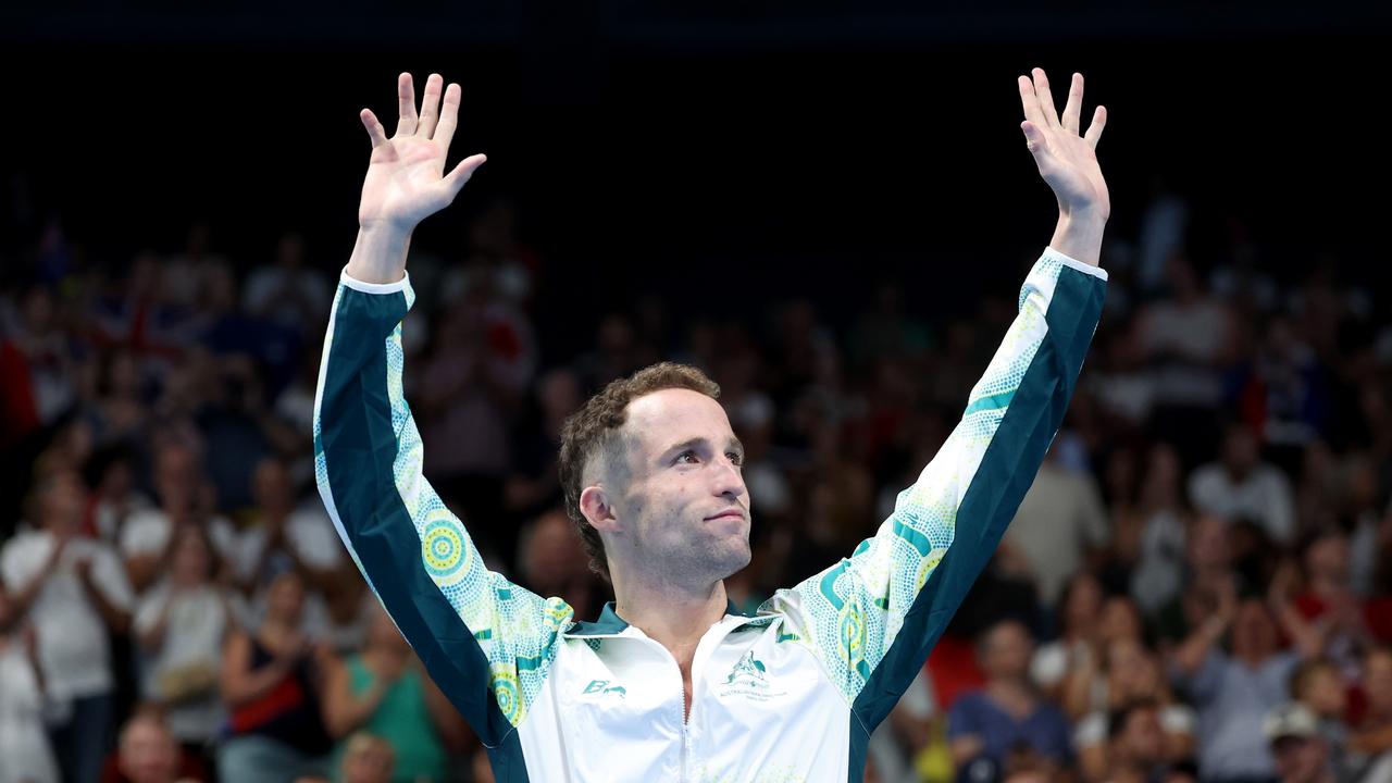 Gold Medallist Tom Gallagher. (Photo by Michael Reaves/Getty Images)