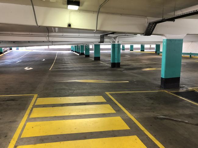 It’s unknown when the carpark will fully reopen. Picture: Heath Parkes-Hupton