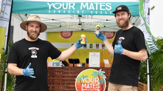 Partners Matt Hepburn and Christen McGarry of Your Mates Brewery.