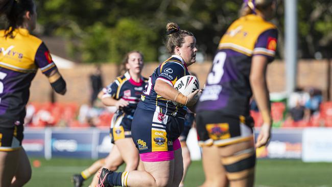 Highfields Eagles player Taylah Hancock has been named in the inaugural Queensland Women’s University team. Picture: Kevin Farmer