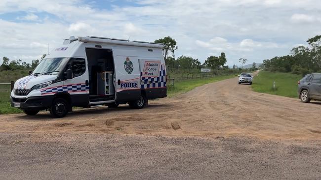 Queensland Police Service and Queensland State Emergency Service (SES) scour bushland in Woodstock, Townsville, in the search for a potential weapon allegedly used in the sudden death of a 21-year-old Vincent man Jordan Hay. Picture: Supplied