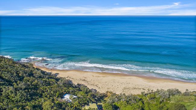 Ocean views along the Illawarra south coast where the proposed wind farm will go.