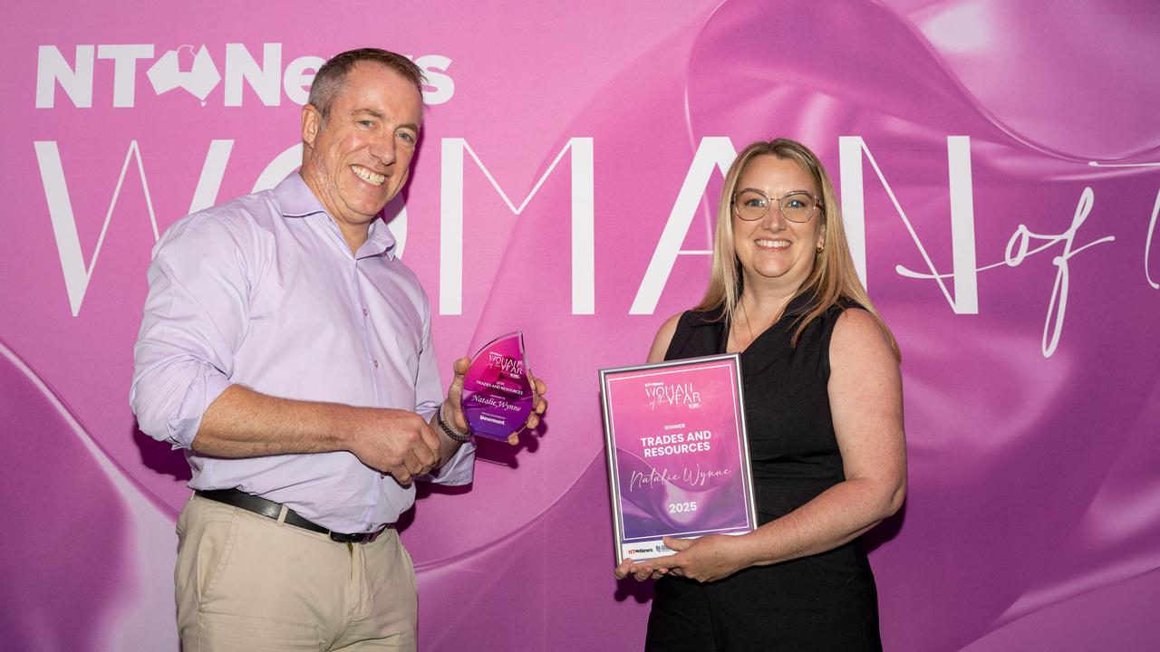 Natalie Wynne Winner of the TRADES AND RESOURCES Presented by NEWMONT at the 2025 NT NEWS Woman of the Year. Picture: Pema Tamang Pakhrin