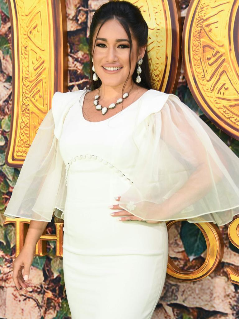 Q'orianka Kilcher (Incan princess) at the world premiere of the Queensland-filmed Dora and the Lost City of Gold at Regal LA cinemas. Picture: Valerie Macon/AFP