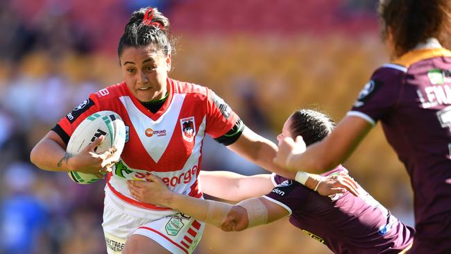 Brander in action against the Broncos last season. Photo: Darren England/ AAP Image