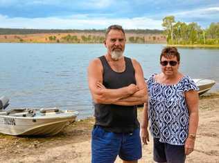 WURUMA DAMNED: Ross and Kate Perry say the changes to Wuruma Dam's camping arrangements will deter them from returning. Picture: Felicity Ripper