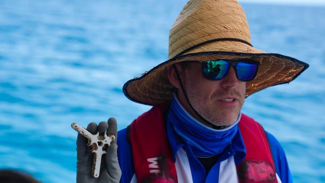 Australian Institute of Marine Science Industry Development Lead Dr Kevin Erickson said around 20 million coral spawns were captured in late 2024 and deployed onto the reef. Photo: Supplied.