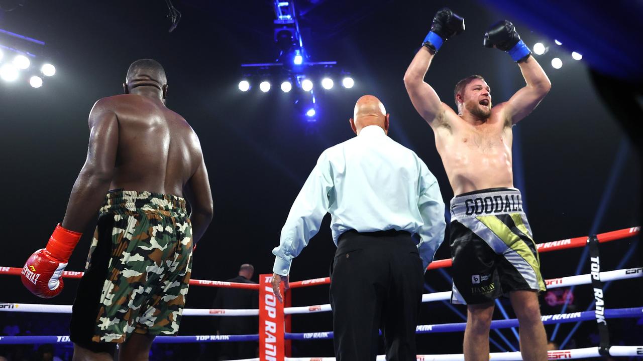 Goodall produced a big upset to defeat Stephan Shaw in his last fight. (Photo by Mikey Williams/Top Rank Inc via Getty Images)