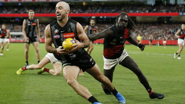 Collingwood’s ball use was not up to standard. Picture: Getty Images