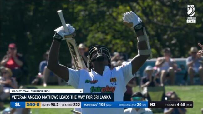 Angelo Mathews' marvellous ton tests Black Caps