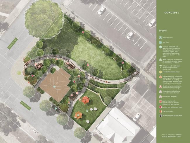 A new plan is in place for Maryborough's green space in Kent St.
