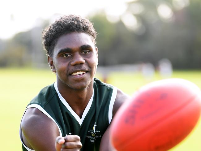 Anthony Munkara returned to Tiwi Islands in 2022 due to a death in his family. Picture Mark Brake.