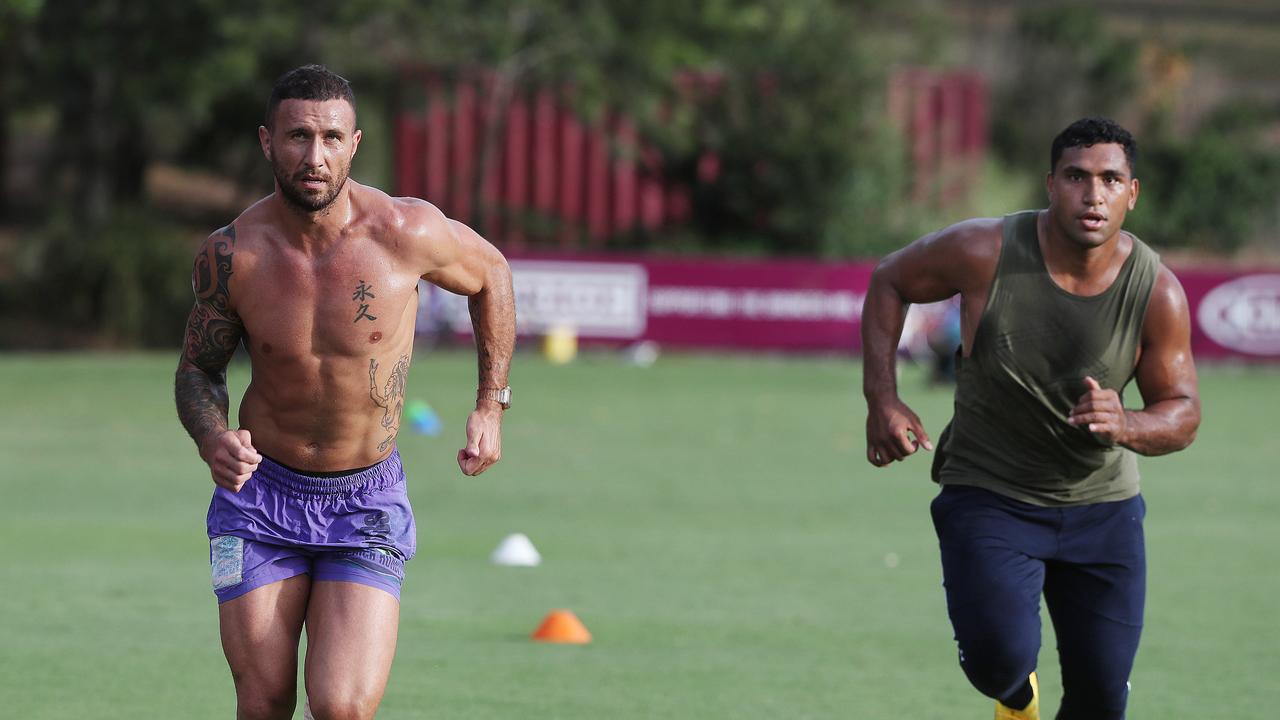 Quade Cooper and Tevita Pangai Jnr aren’t just training together, they also follow a radical diet.
