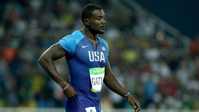 Justin Gatlin picked up silver behind Usain Bolt in the 100m final in Rio.