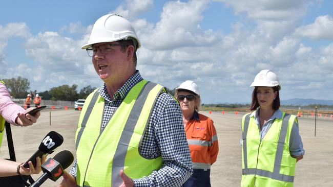 Member for Rockhampton Barry O’Rourke at Rockhampton Airport on March 23, 2022. Picture: Aden Stokes