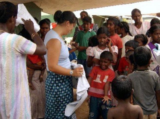 Sue Liu has brought plenty of smiles to many Sri Lankans who had been affected by the 2004 tsunami.