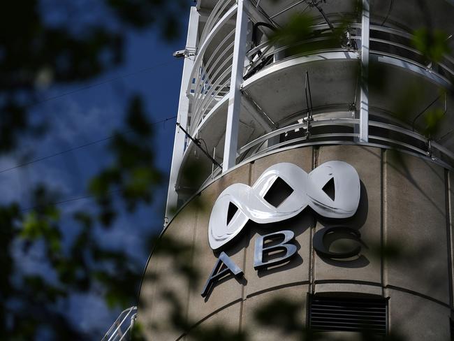The ABC does not have a single conservative presenter employed in a key position. Picture: AFP