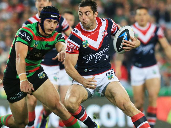 Anthony Minichiello during the Sydney Roosters v South Sydney Rabbitohs Preliminary Final at ANZ Stadium, Sydney. Picture: Mark Evans