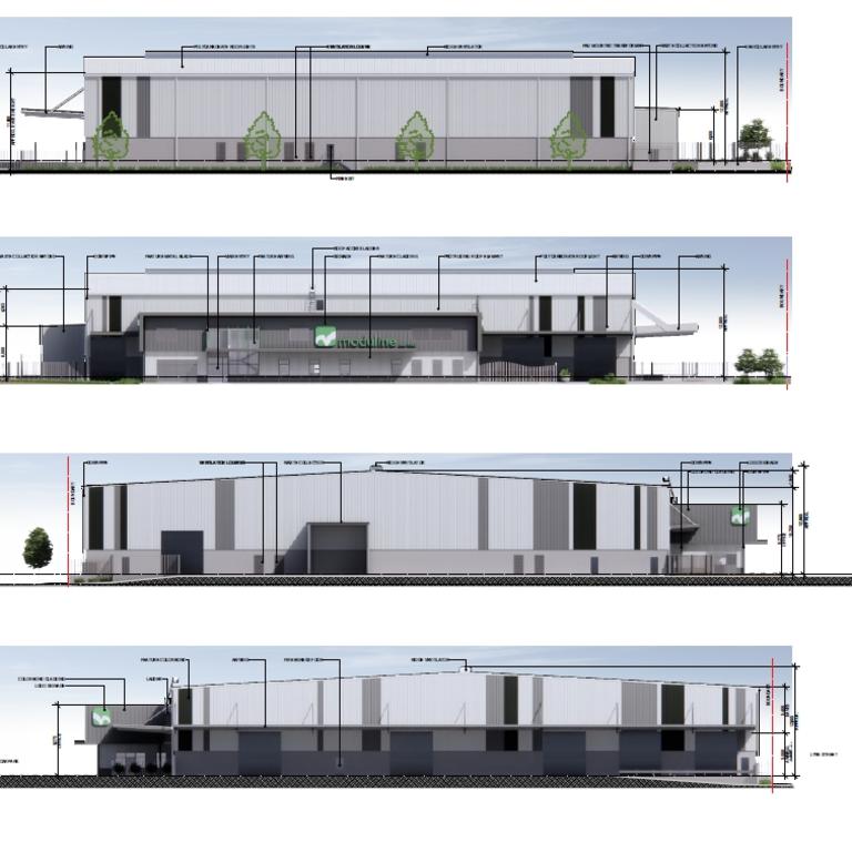 Concept photos for North Queensland custom kitchen and cabinet manufacturer Moduline’s proposed new factory expansion in Ingham. Image: Supplied