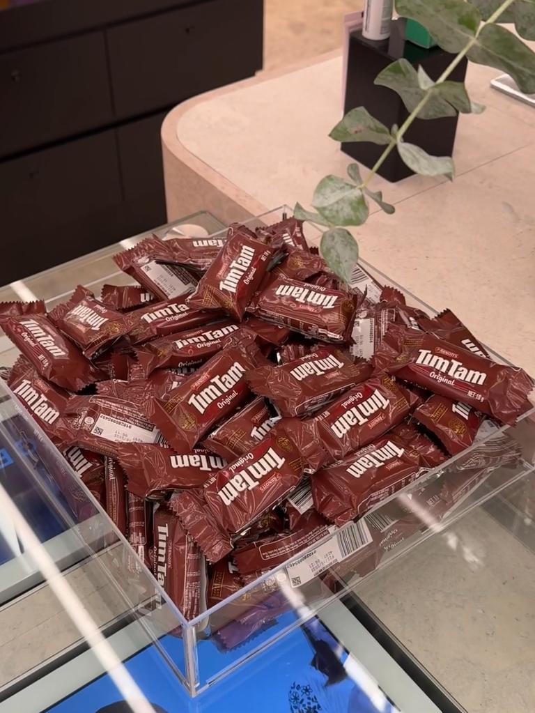 In-store shoppers also get a free Tim Tam with every purchase – just like online orders. Picture: Supplied