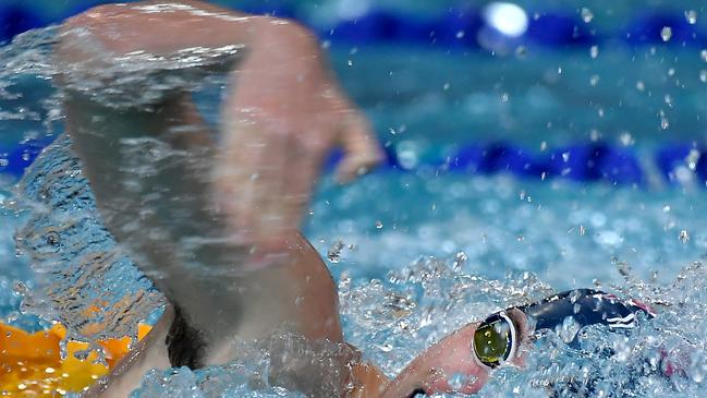 Action from the GPS swimming championships. Thursday March 10, 2022. Picture, John Gass