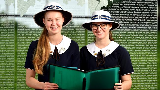 The Cathedral School, Townsville students Josie Hosking 16 and Angela Hodson 16, are completing a Diploma of Business while in Grade 11