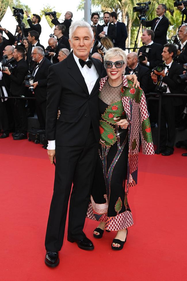 Baz Luhrmann and Catherine Martin at Cannes, 2022