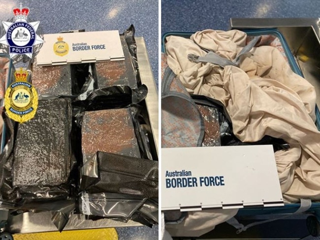 The young man is accused of attemping to bring 20kg of cocaine into Australia.