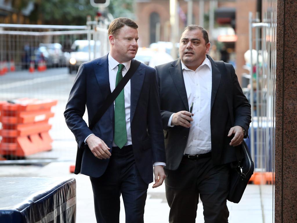 South Sydney Rabbitohs CEO Blake Solly (L). Picture: Richard Dobson